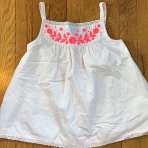 Girls Boden flowy tank!